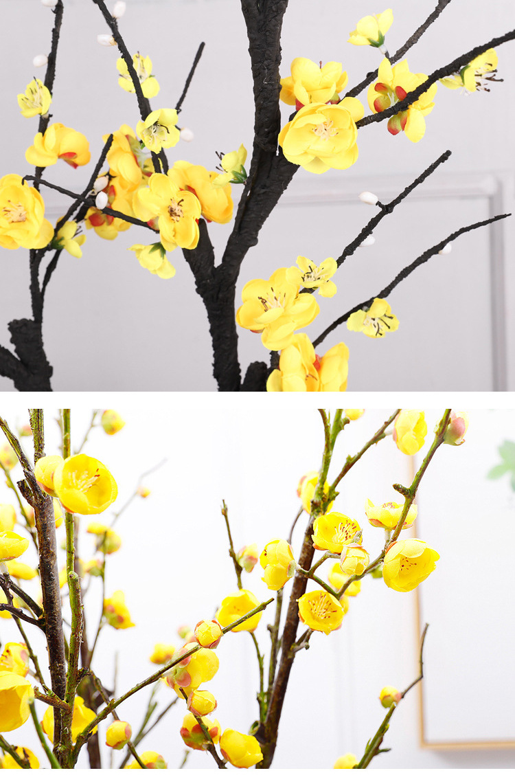 Cành đào mùa xuân trang trí phòng khách XY46120 | Flexdecor VN | 27