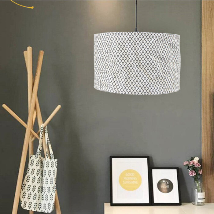 Chụp đèn vải decor phòng khách kiểu Bắc Âu FJ-516A | Flexdecor VN | 3