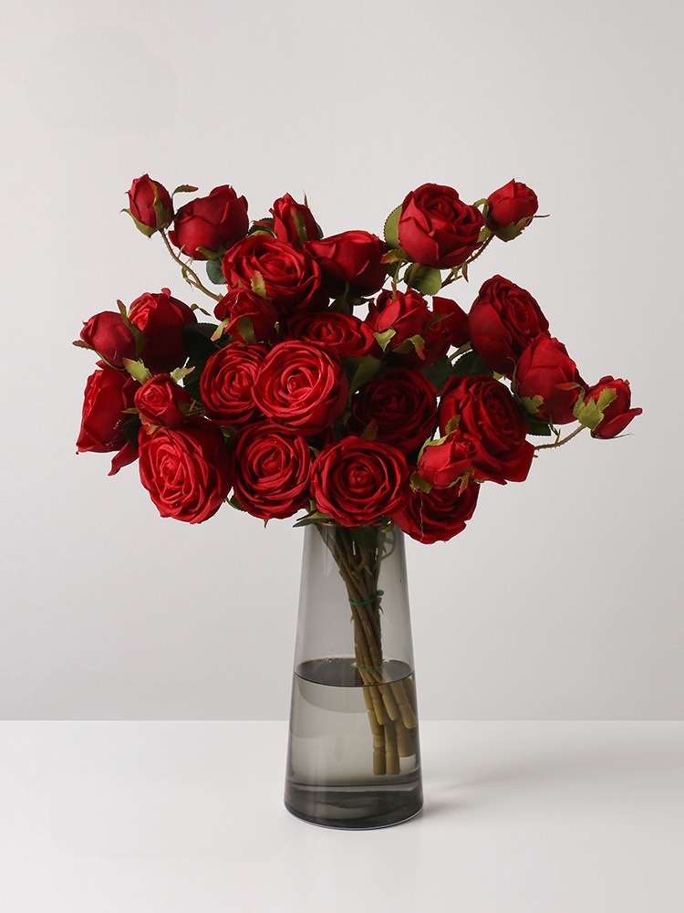 Hoa hồng Ecuador dạng bó trang trí phòng khách BHM7512 | Flexdecor VN | 23