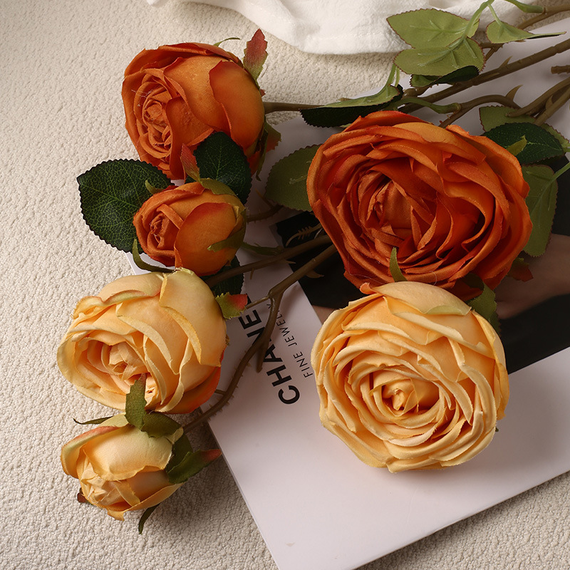Hoa hồng Ecuador dạng bó trang trí phòng khách BHM7512 | Flexdecor VN | 11