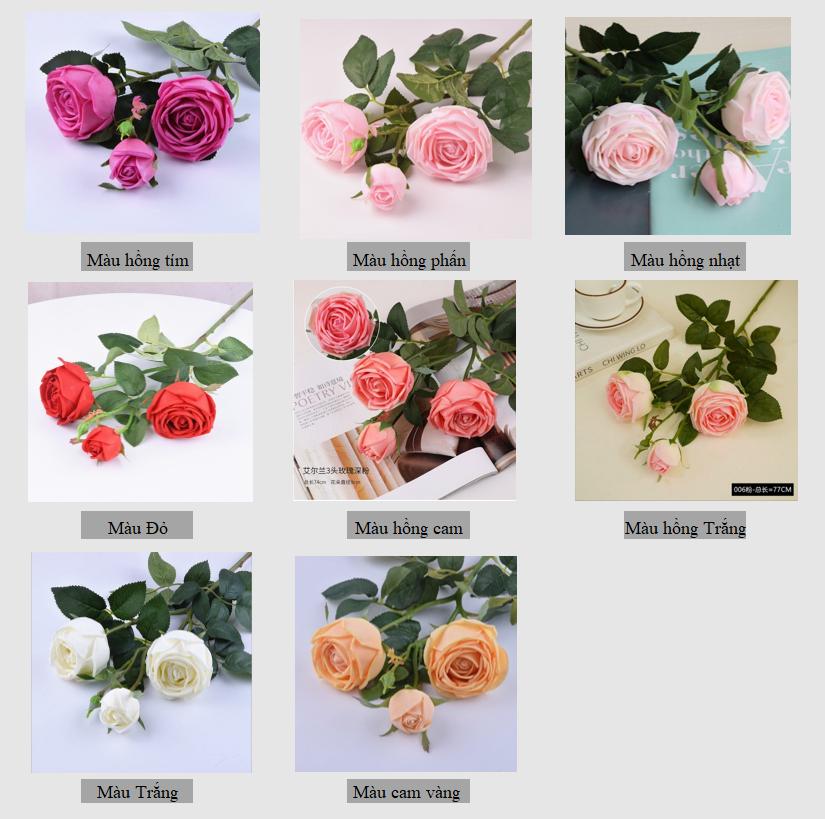 Hoa hồng Ecuador vải lụa cao cấp HNT0919 | Flexdecor VN | 19