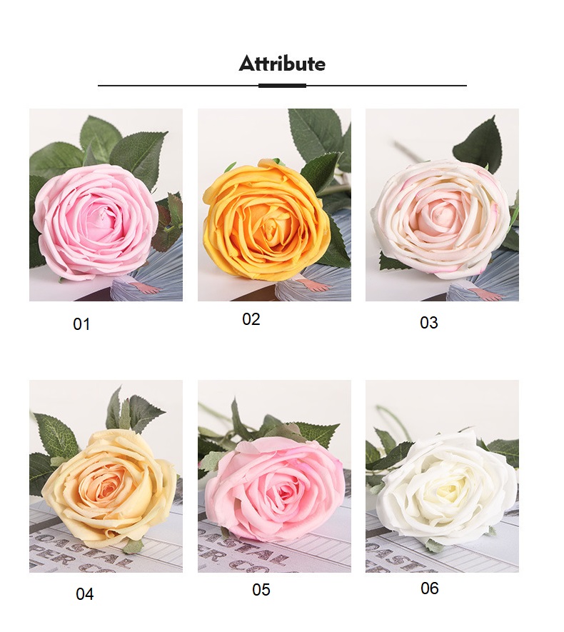 Hoa hồng Mon Coeur vải trang trí nội thất BHM6252 | Flexdecor VN | 17