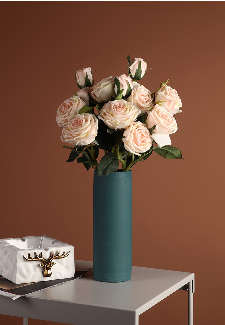 Hoa hồng Mon Coeur vải trang trí nội thất BHM6252 | Flexdecor VN | 9