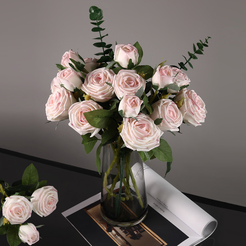 Hoa hồng Mon Coeur vải trang trí nội thất BHM6252 | Flexdecor VN | 15