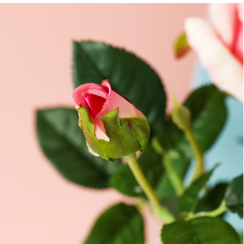 Hoa hồng vải lụa trang trí nội thất BHM6418 | Flexdecor VN | 19