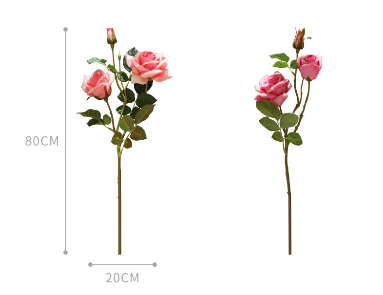 Hoa hồng vải lụa trang trí nội thất BHM6418 | Flexdecor VN | 7