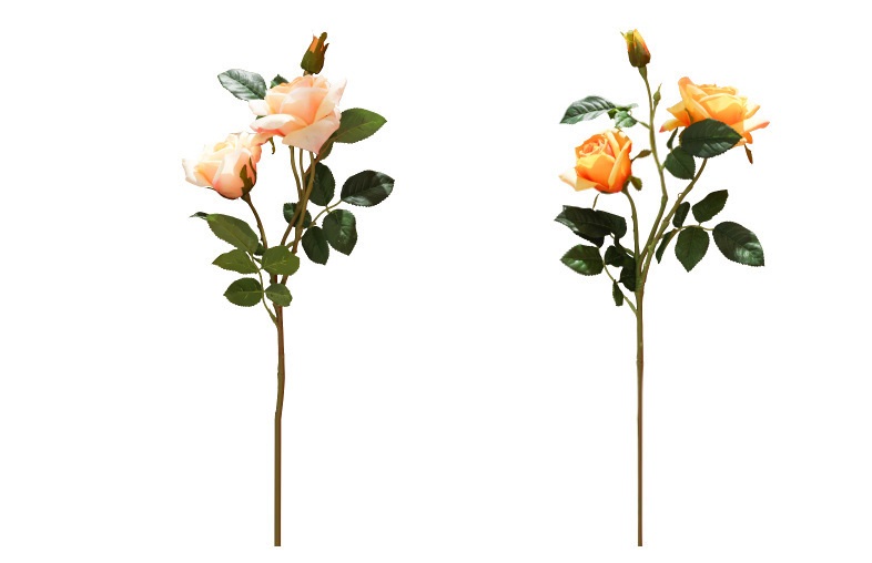 Hoa hồng vải lụa trang trí nội thất BHM6418 | Flexdecor VN | 9