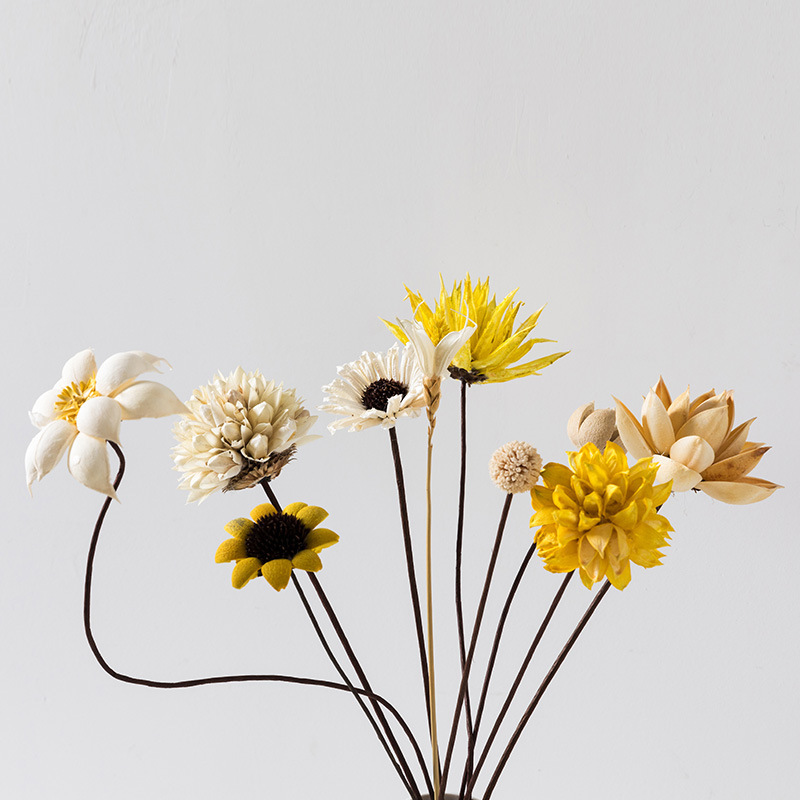 Hoa khô handmade trang trí phòng khách BHM8327A | Flexdecor VN | 23