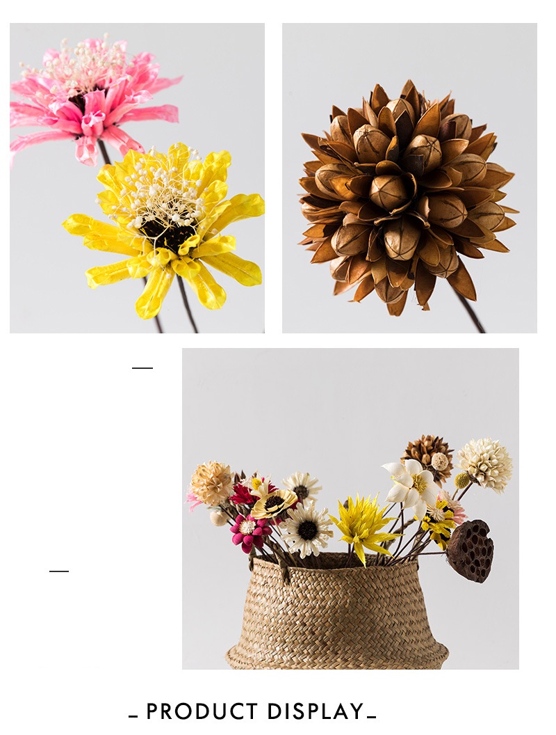 Hoa khô handmade trang trí phòng khách BHM8327A | Flexdecor VN | 7