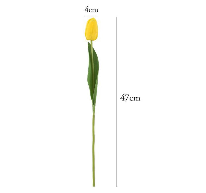 Hoa lụa Tulip trang trí phòng khách HNT5584 | Flexdecor VN | 17