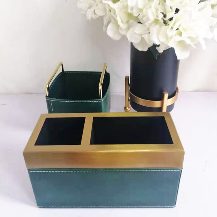 Hộp đựng bằng da phong cách hiện đại ZZ3472 | Flexdecor VN | 2