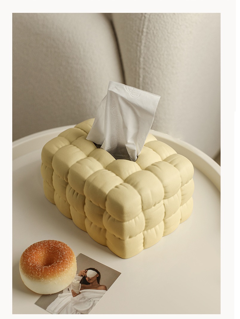 Hộp khăn giấy bánh mì bằng gốm BHM0880 | Flexdecor VN | 7