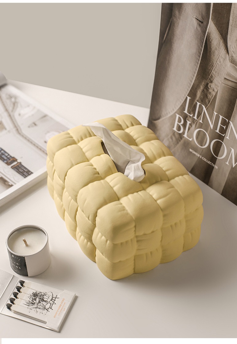 Hộp khăn giấy bánh mì bằng gốm BHM0880 | Flexdecor VN | 13