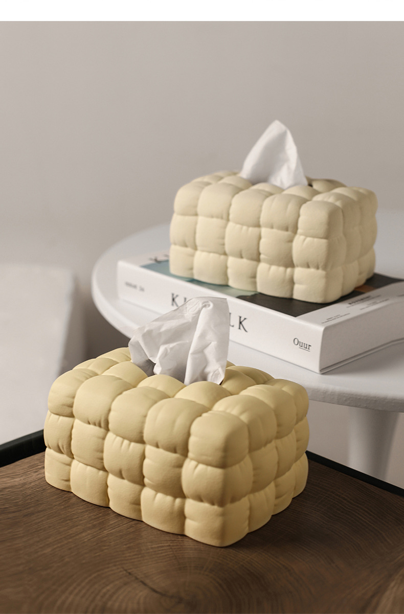 Hộp khăn giấy bánh mì bằng gốm BHM0880 | Flexdecor VN | 15