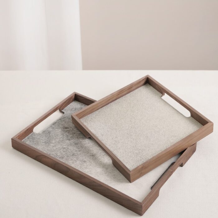 Khay đựng ly bằng gỗ thiết kế hiện đại NM3427 | Flexdecor VN | 1
