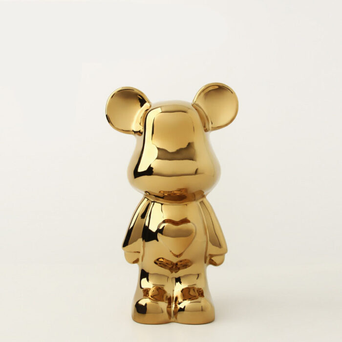 Tượng gấu Bearbrick gốm sứ decor nhiều màu BH1101 | Flexdecor VN | 3