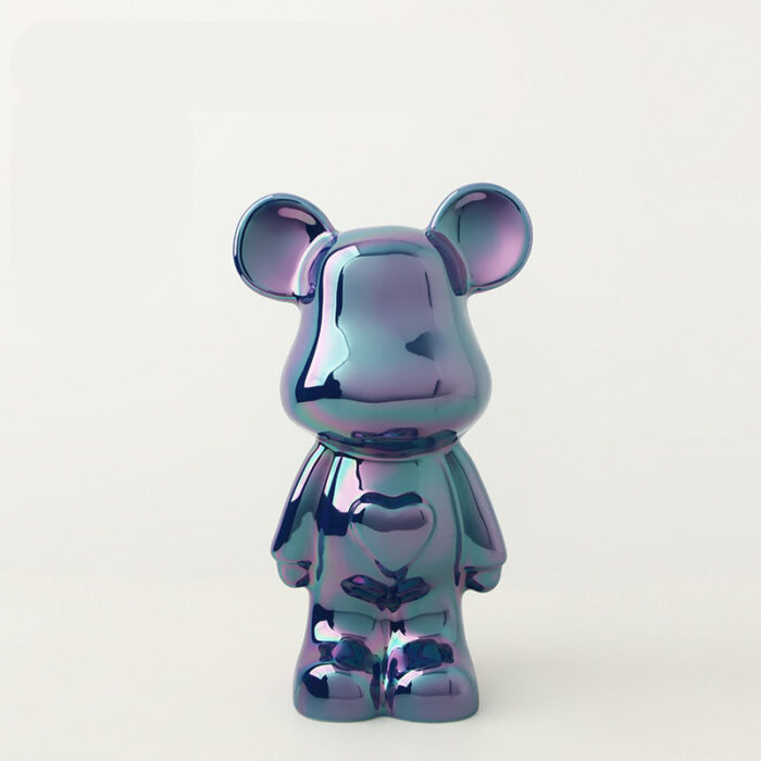 Tượng gấu Bearbrick gốm sứ decor nhiều màu BH1101 | Flexdecor VN | 4