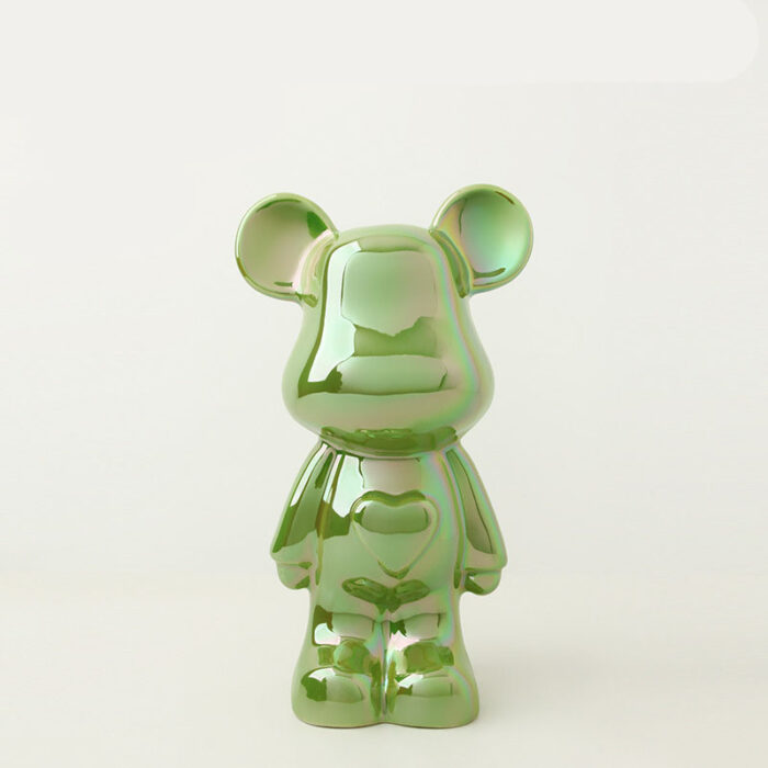 Tượng gấu Bearbrick gốm sứ decor nhiều màu BH1101 | Flexdecor VN | 5