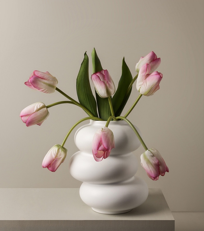 Bình hoa gốm Minimalist phong cách Bắc Âu JB0918 | Flexdecor VN | 5