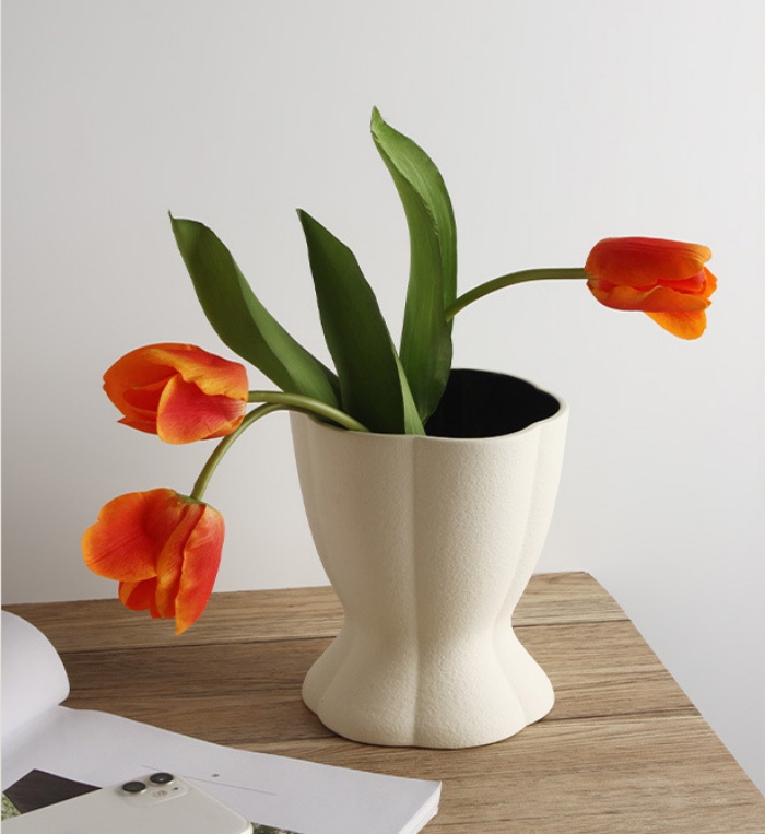 Bình hoa gốm Minimalist phong cách Châu Âu AL6696 | Flexdecor VN | 9