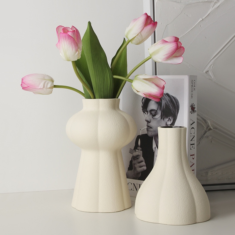 Bình hoa gốm Minimalist phong cách Châu Âu AL6696 | Flexdecor VN | 1