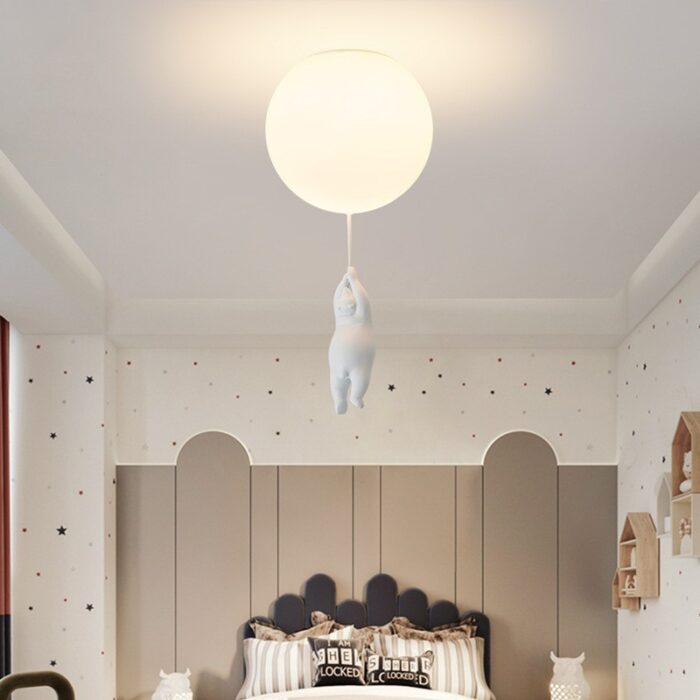 Đèn ốp trần trang trí gấu nhỏ bay cao ZCH0225 | Flexdecor VN | 3