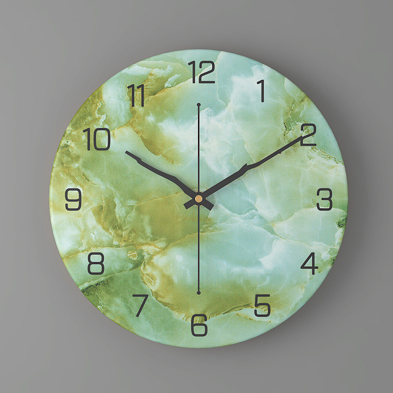 Đồng hồ treo tường đá cẩm thạch nhiều màu FBA3012C | Flexdecor VN | 9