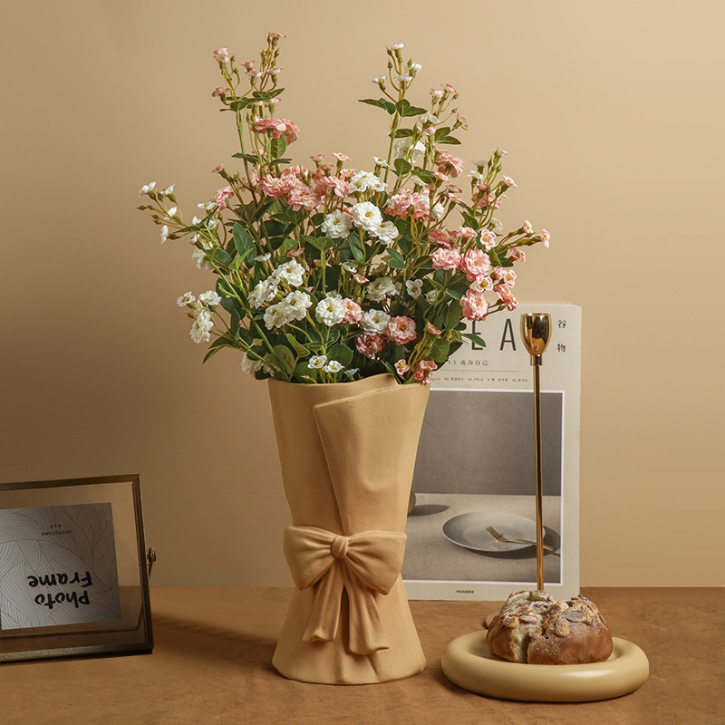 Lọ hoa gốm trang trí phong cách Morandi JB6708 | Flexdecor VN | 1