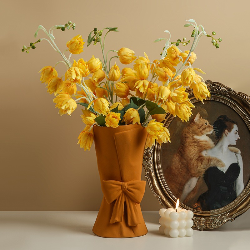 Lọ hoa gốm trang trí phong cách Morandi JB6708 | Flexdecor VN | 3