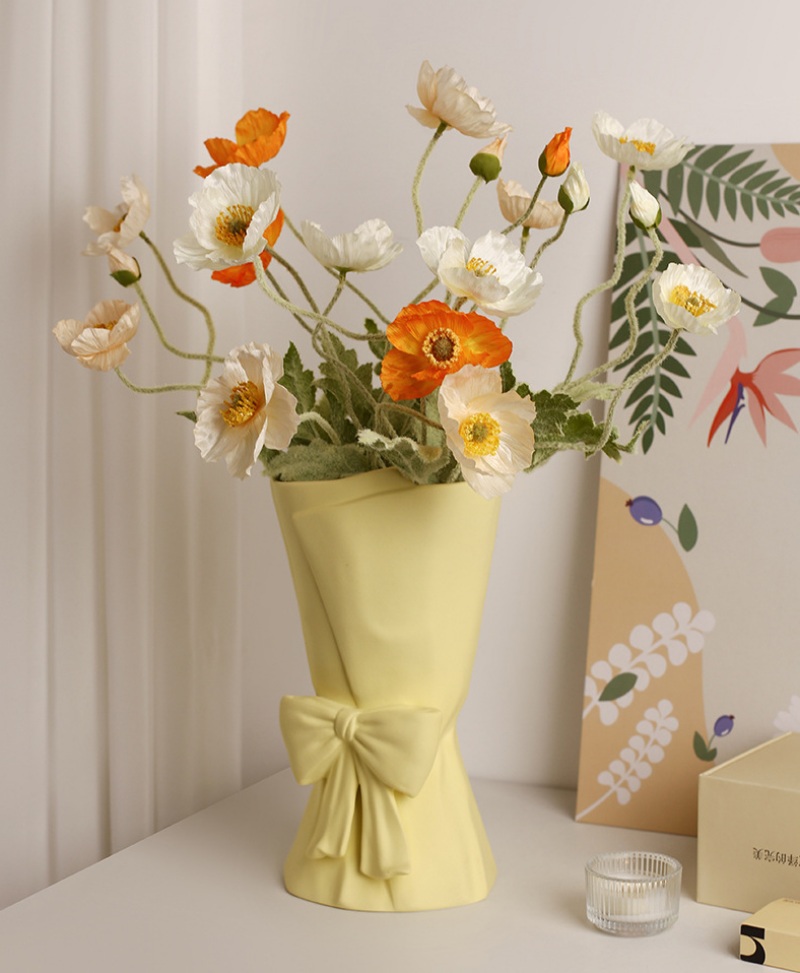 Lọ hoa gốm trang trí phong cách Morandi JB6708 | Flexdecor VN | 5