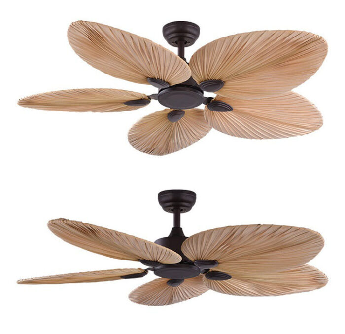 Quạt trần trang trí độc đáo cánh lá cọ FDL3386 | Flexdecor VN | 3