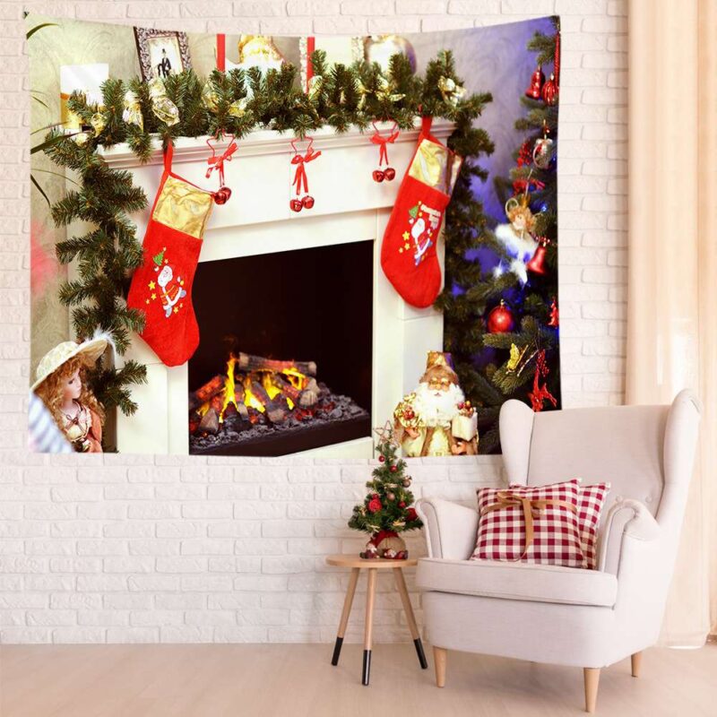 Thảm treo tường trang trí Giáng sinh ấm áp CGT065 | Flexdecor VN | 5