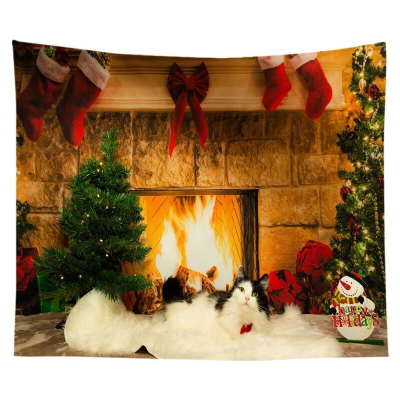 Thảm treo tường trang trí Giáng sinh ấm áp CGT065 | Flexdecor VN | 10