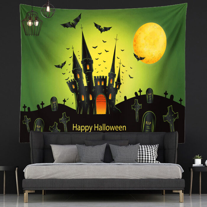 Thảm treo tường trang trí Halloween rùng rợn ZG07 | Flexdecor VN | 3