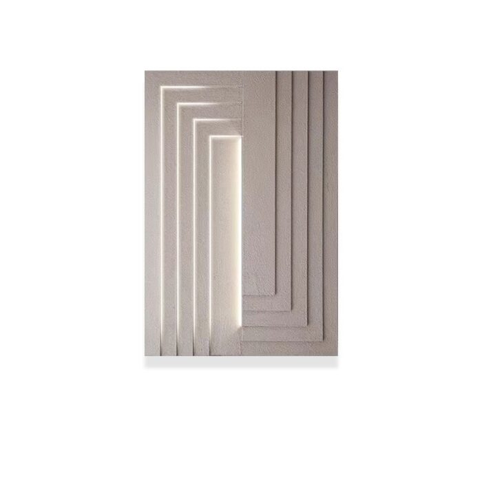 Tranh treo tường phù điêu bằng gỗ có đèn DHA9932 | Flexdecor VN | 1