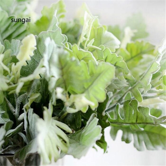 Cành Lá Cúc Tuyết phủ bạc cao cấp HNT6220 | Flexdecor VN | 1