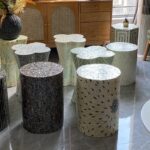 Ghế đôn khảm ốc xà cừ độc đáo PCH4299A