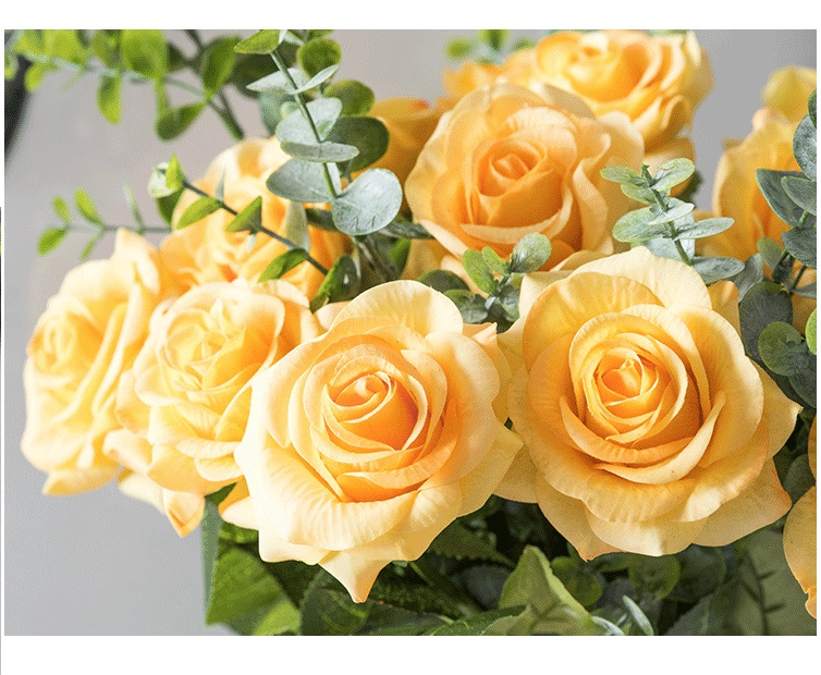 Hoa hồng nhung để bàn cao cấp HNT9482 | Flexdecor VN | 3