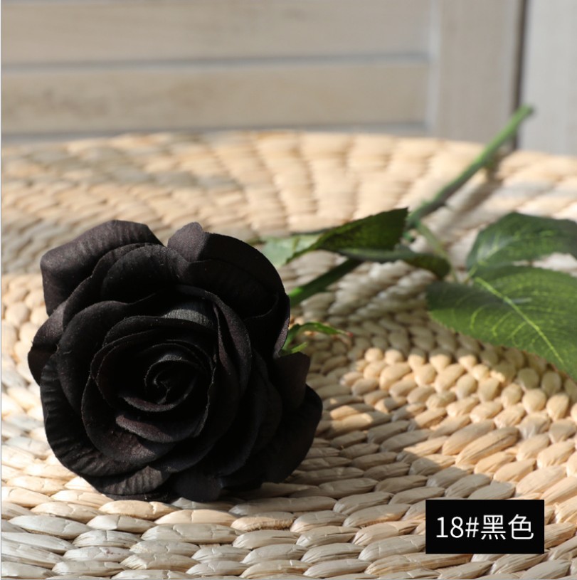 Hoa hồng nhung để bàn cao cấp HNT9482 | Flexdecor VN | 11