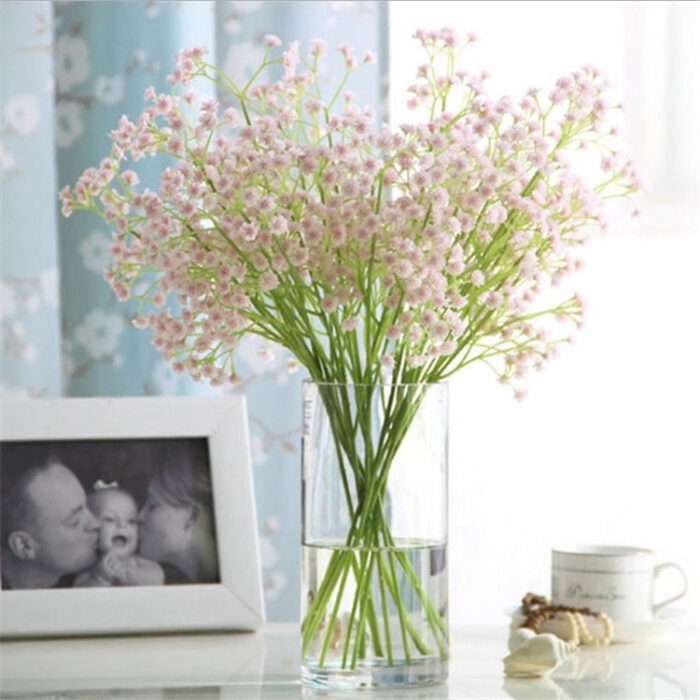 Hoa baby trắng để bàn trang trí tiệc HNT4296 | Flexdecor VN | 2