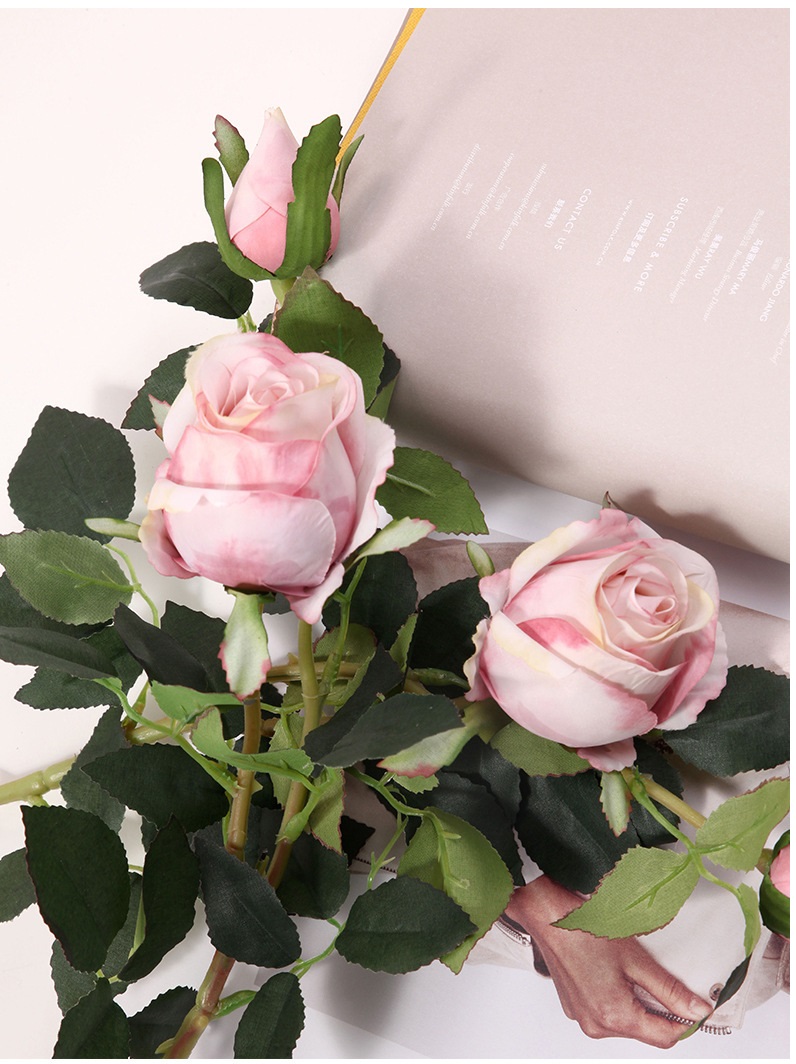 Hoa hồng lụa trang trí tiệc cưới BHM5140 | Flexdecor VN | 13