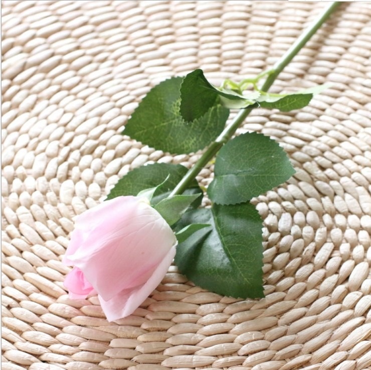 Hoa lụa Hồng nụ trang trí bàn khách HNT9606 | Flexdecor VN | 19