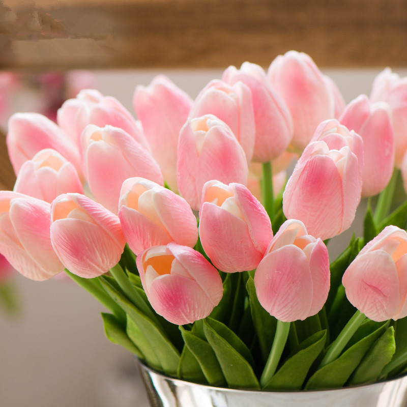 Hoa sáp Tulip trang trí bàn ăn HNT7644 | Flexdecor VN | 5