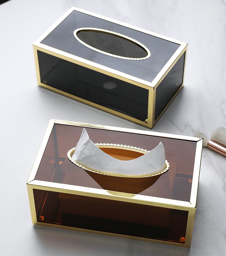 Khay gương vàng hợp kim để nước hoa XM5753 | Flexdecor VN | 19