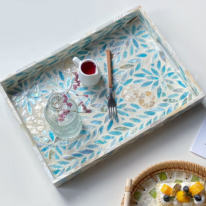 Khay trang trí bằng gốm sứ sang trọng DN1605