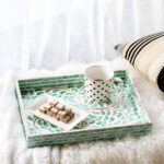 Khay trang trí khảm xà cừ sang trọng HC6599
