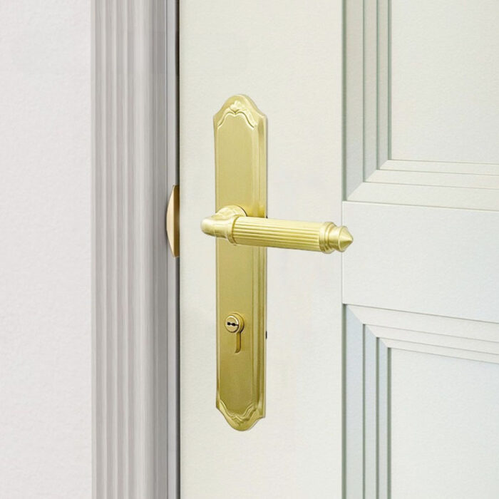Khoá cửa cao cấp bằng đồng thau kiểu Pháp GL393 | Flexdecor VN | 1