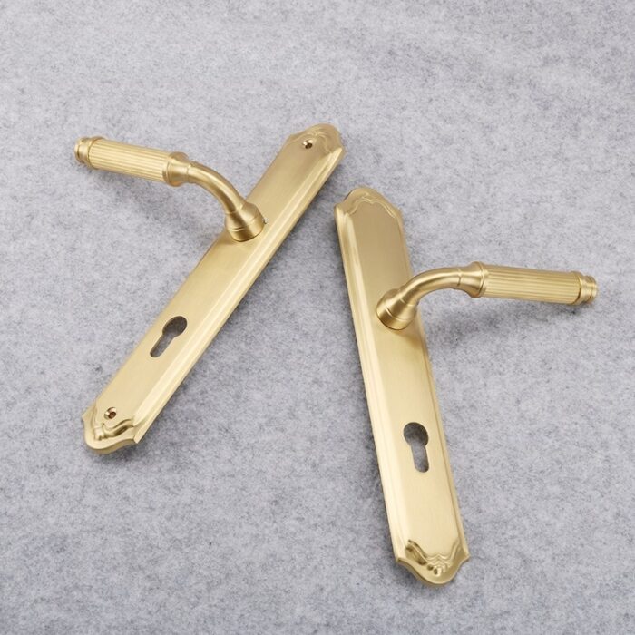 Khoá cửa cao cấp bằng đồng thau kiểu Pháp GL393 | Flexdecor VN | 3