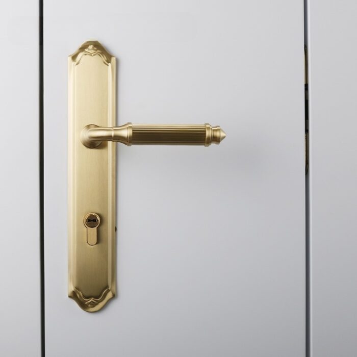 Khoá cửa cao cấp bằng đồng thau kiểu Pháp GL393 | Flexdecor VN | 4