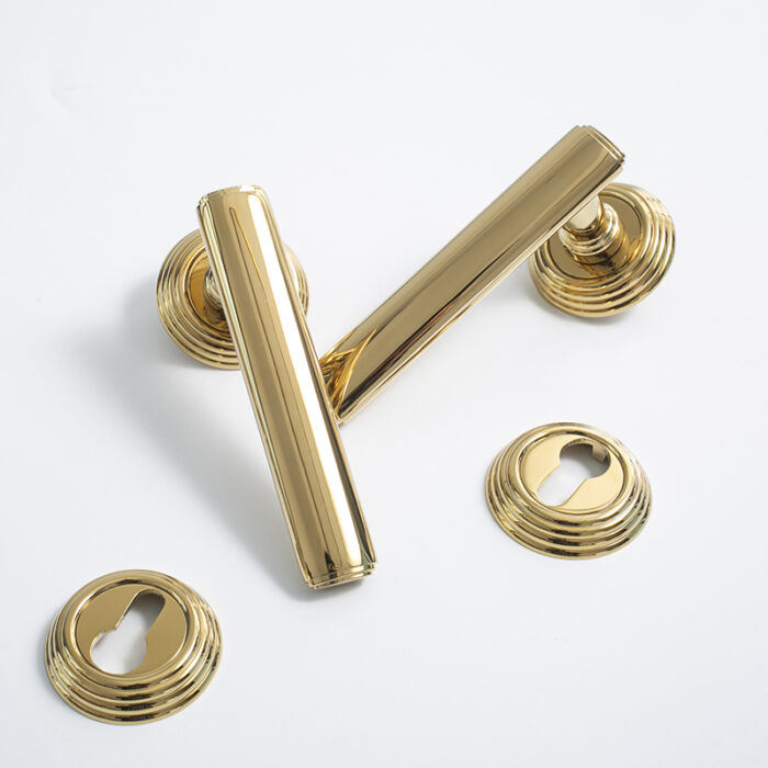 Khoá cửa phòng ngủ cao cấp bằng đồng kiểu Ý SZB-2438 | Flexdecor VN | 1